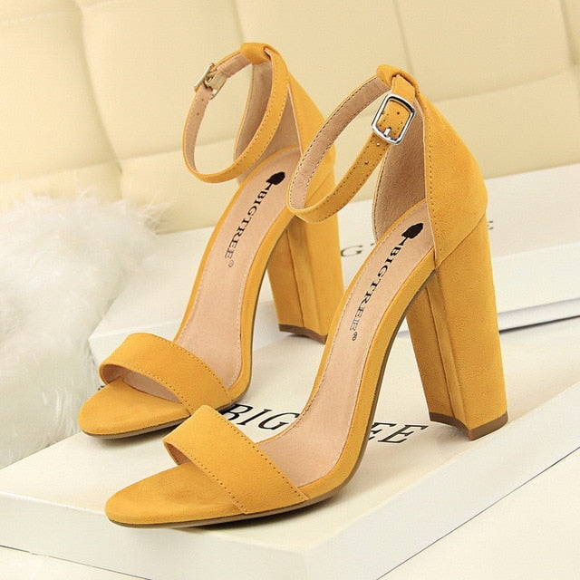 High Heels New Women Pumps Comfort Women Shoes Block Heels Ladies