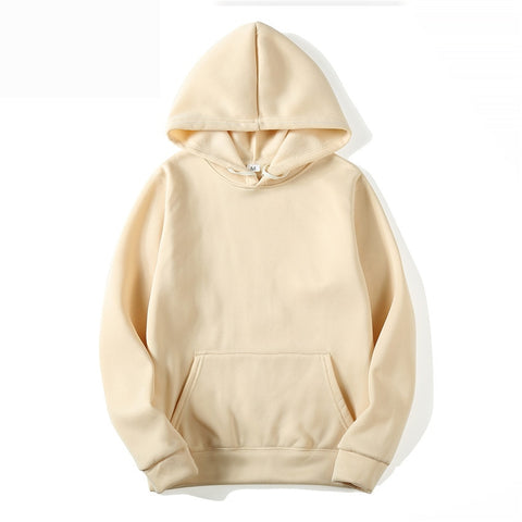 Fashion Hoodies Male Casual Hoodies Sweatshirts Solid Sweatshirt