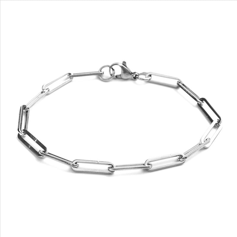 1PC 4mm New 304 Stainless Steel Link Cable Chain Bracelets