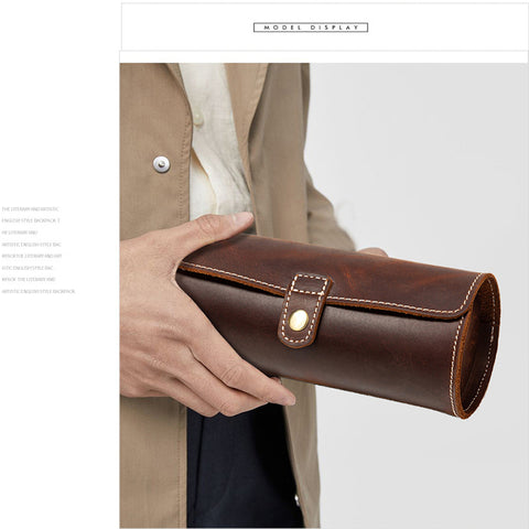 Watch Roll Case Portable Vintage Watch Case Watch Holder