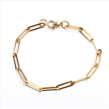 1PC 4mm New 304 Stainless Steel Link Cable Chain Bracelets
