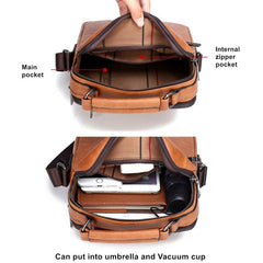 Crossbody Shoulder Bags Tote Fashion Business Man Messenger Bag