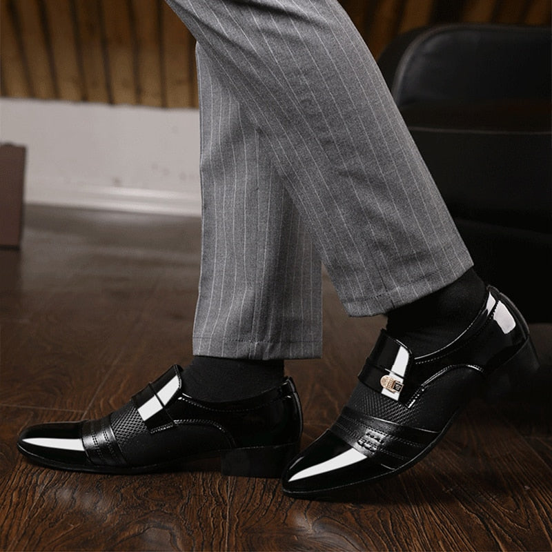 Men Leather Shoes Casual Shoes Business Dress Shoes All-Match