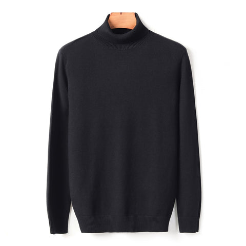 Warm Turtleneck Sweater High Quality Fashion Casual Comfortable Pullover Thick Sweater