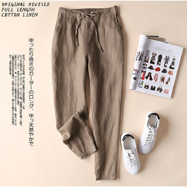 Long Pants Autumn Elegant Trousers Lady Formal Overseas All Sizes