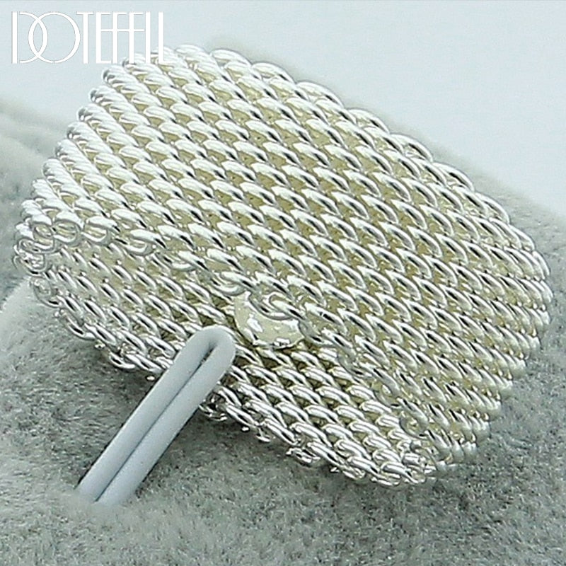 Interwoven Web Ring For Woman Fashion Charm Jewelry