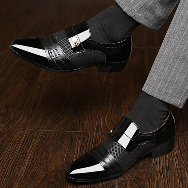 Men Leather Shoes Casual Shoes Business Dress Shoes All-Match