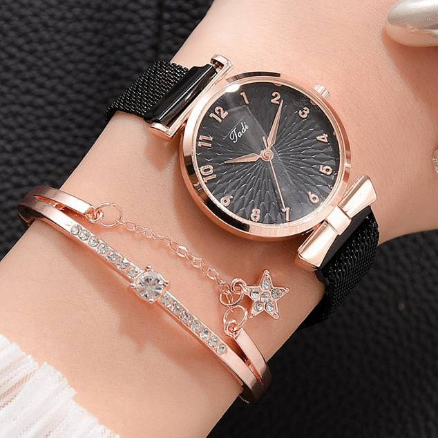 Bracelet Quartz For Women Magnetic Watch Ladies Sports