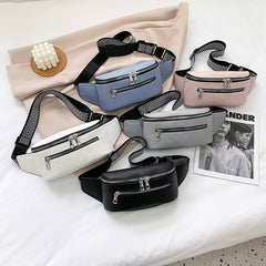 Waist Bags Fashion Leather Fanny Pack Shoulder Crossbody Bags