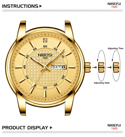 Watch for Men Warterproof Sports Mens Watch Business Quartz