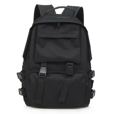 Backpacks Preppy Students Backpack Large Capacity Button Travel Bag