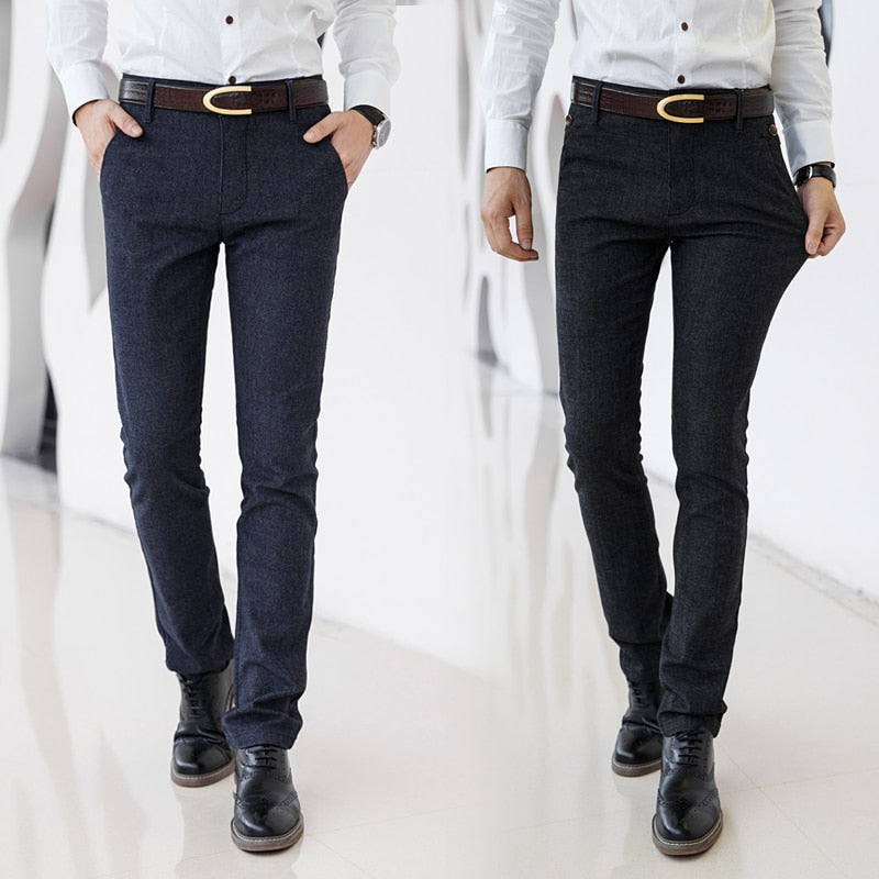 Classic Style Men Casual Pants Business Fashion