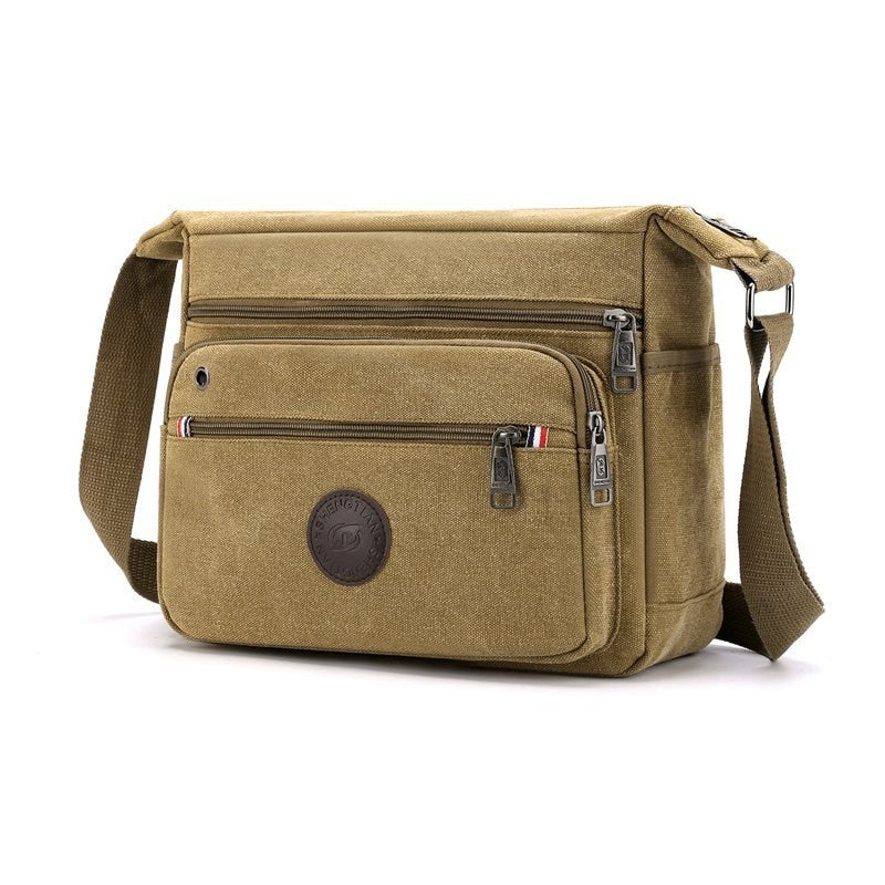 Travel Bag Canvas Casual Men Shoulder Crossbody Outdoor Bags