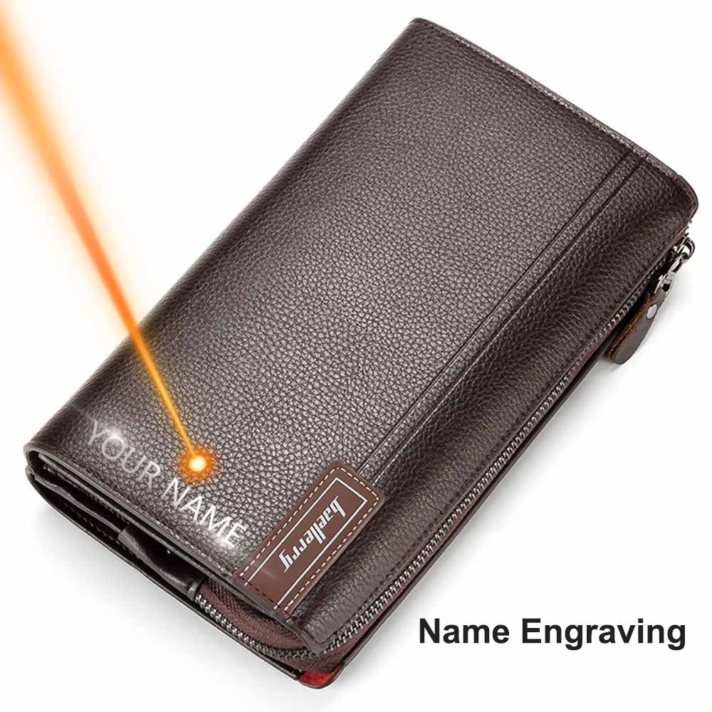 Men Clutch Bag Large Capacity Men Wallets Cell Phone Pocket