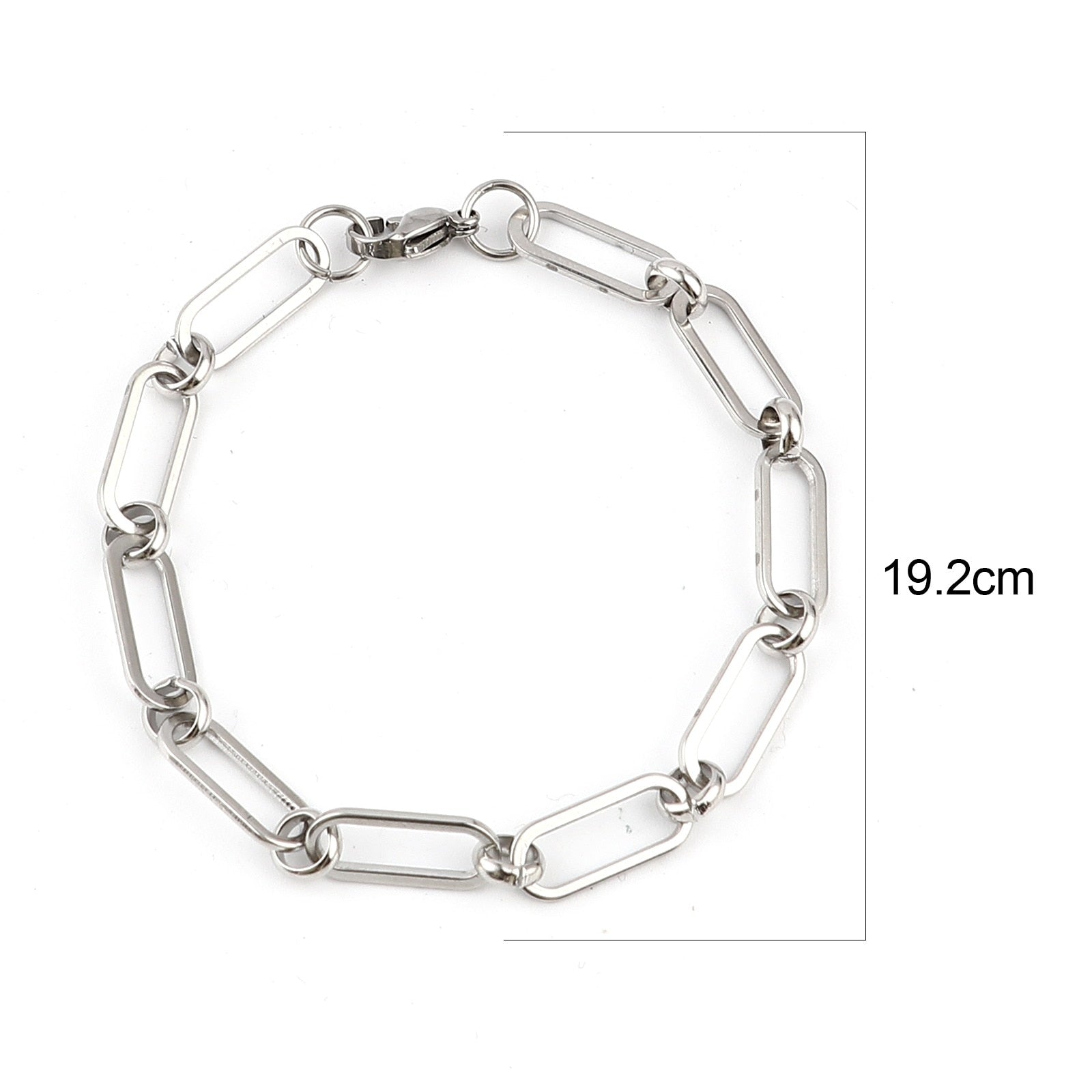 1PC 4mm New 304 Stainless Steel Link Cable Chain Bracelets