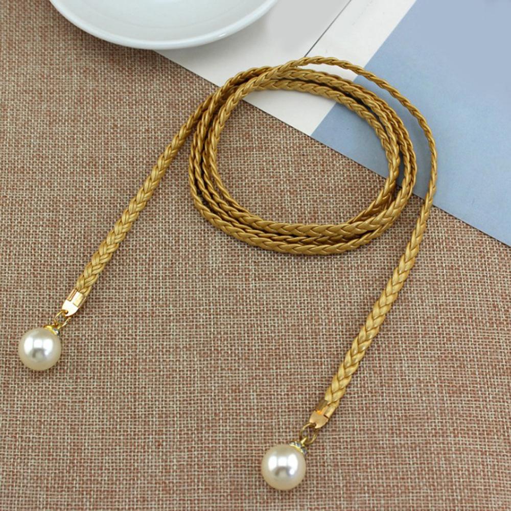 Tassel Belt Braided waistband Boho Girls Thin Waist Rope Knitted waist Belts