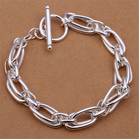 chain 925 Sterling silver bracelets noble wedding gift party fashion jewelry