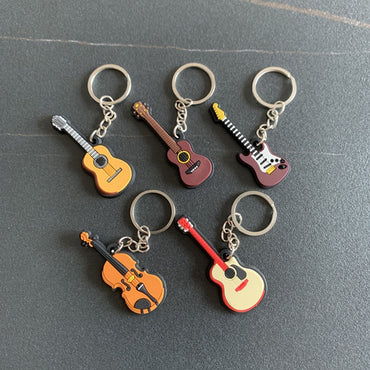 Creative Mini Musical Instrument Keychain Cute