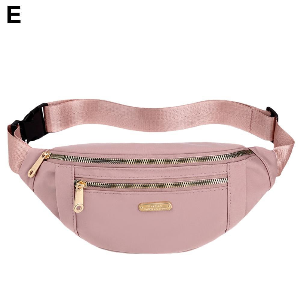 Waist Bags For Women Canvas Leisure Color Waist Bag Shoulder