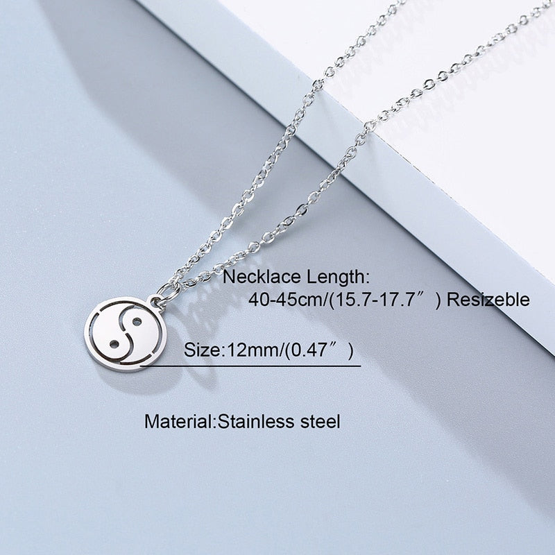 Simple Casual Necklaces Stainless Steel Feather Geometric Bar