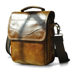 Original Leather Male Casual Shoulder Messenger bag Cowhide Fashion Cross-body