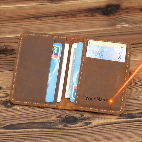 Vintage Credit Card Holder Small Wallet Money Bag ID Card Case Mini Purse