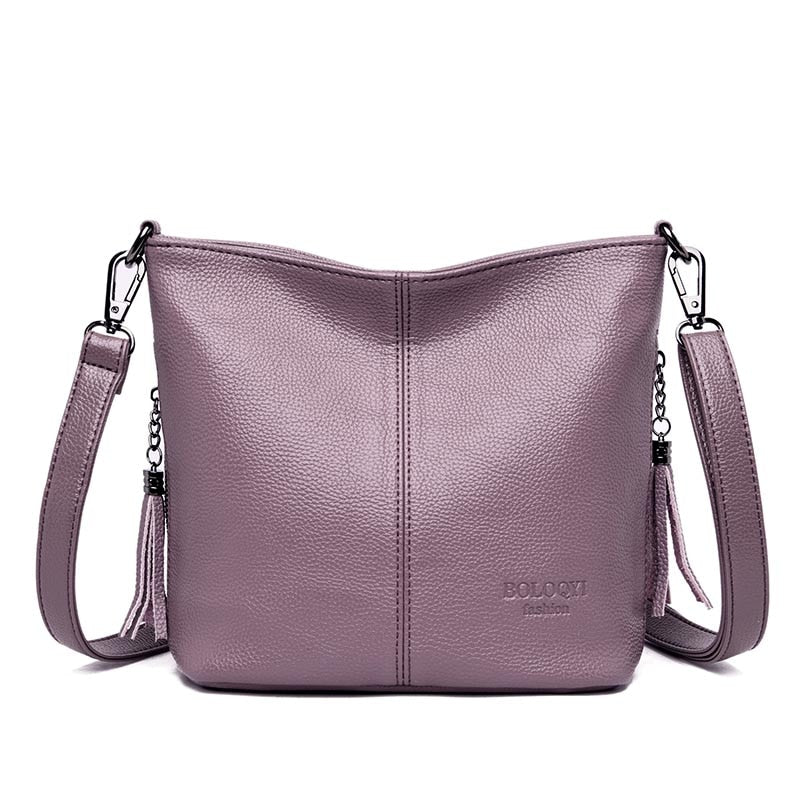 Soft Leather Hand Crossbody Bags for Women Handbags Casual Shoulder Bag