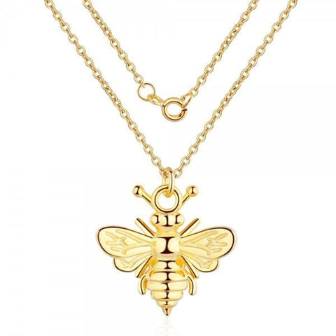 Insect Bee Necklace Round Choker Necklace