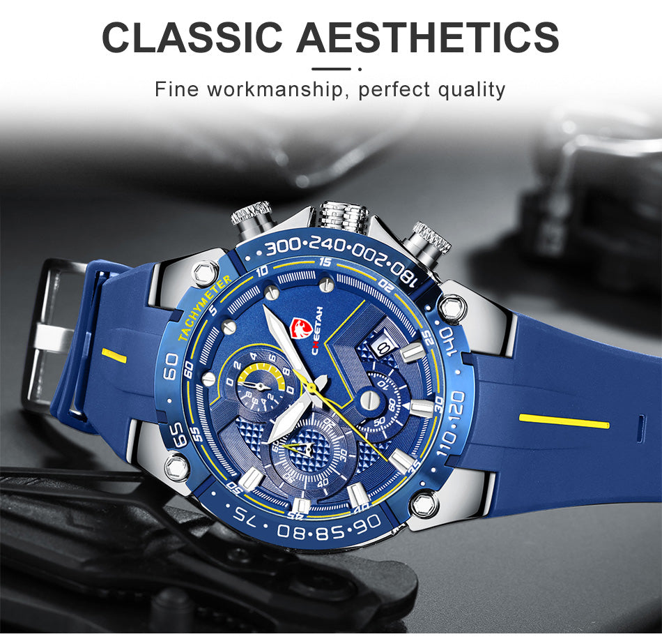 Watches Mens Luxury Brand Big Dial Watch Men Waterproof Quartz