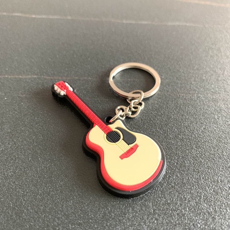 Creative Mini Musical Instrument Keychain Cute