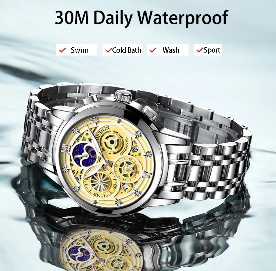 Ladies Watch Woman Luxury Fashion Waterproof Watch