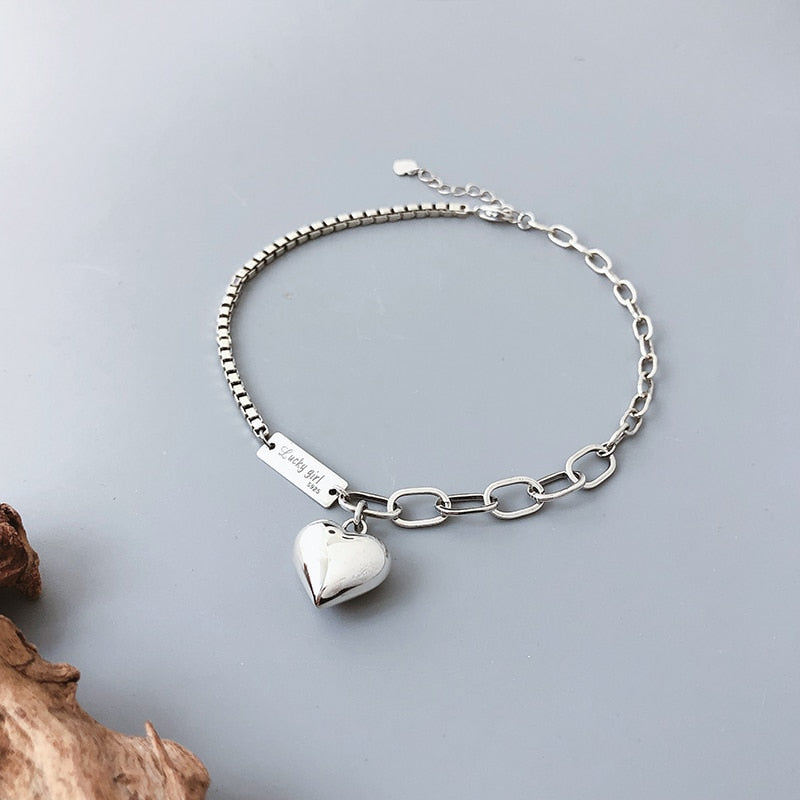 Fashion Silver Color  Summer Anklet Bracelet Vintage Thai Silver