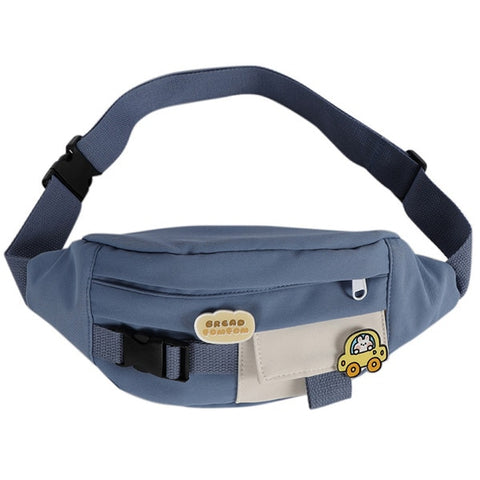 Waist Bags For Women Canvas Leisure Solid Color Fanny Pack
