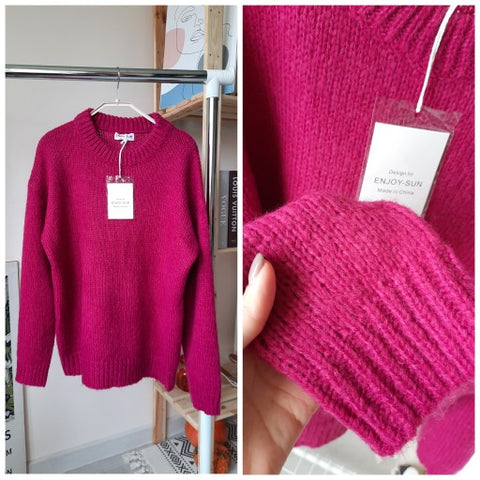 Colors Pink Women Sweater Winter Sweaters Pullover