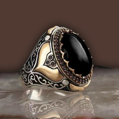 Retro Handmade Turkish Signet Ring
