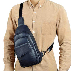 H Horse Leather Casual Fashion Chest Sling Bag