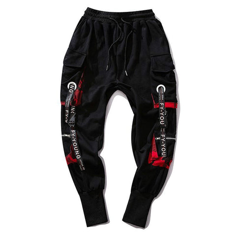 Streetwear Men Cool Pants Pocket Loose Men HipHop Fashion Joggers