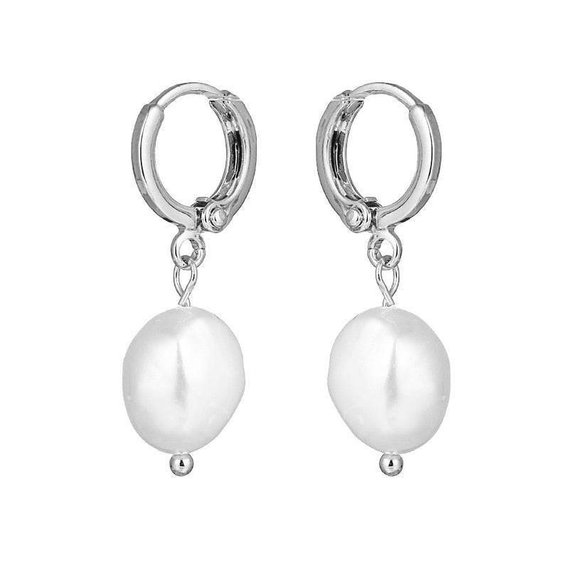 Fashion Irregular Pearl Dangle Earrings