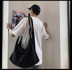 Fashion Versatile Messenger Bag Large Capacity Retro Canvas