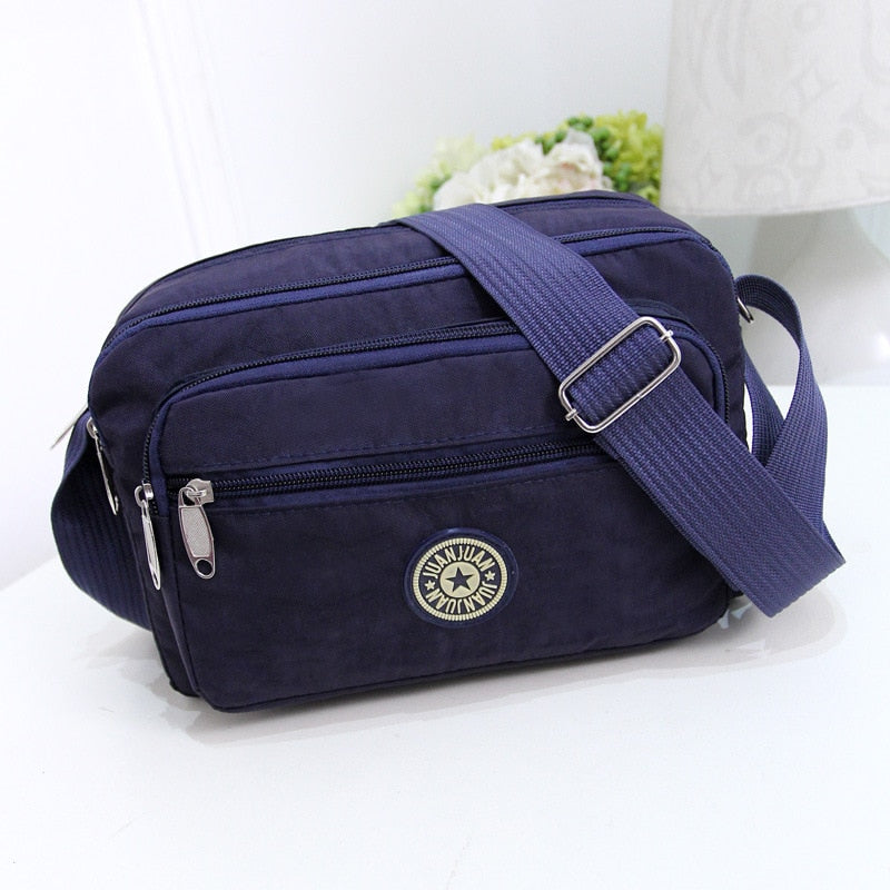 Multi Layer Messenger Bag Women Canvas Bag