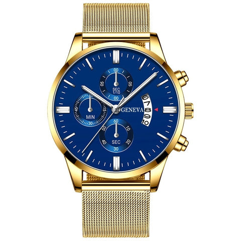 Fashion Mens Sports Watches Luxury Men Stainless Steel Quartz