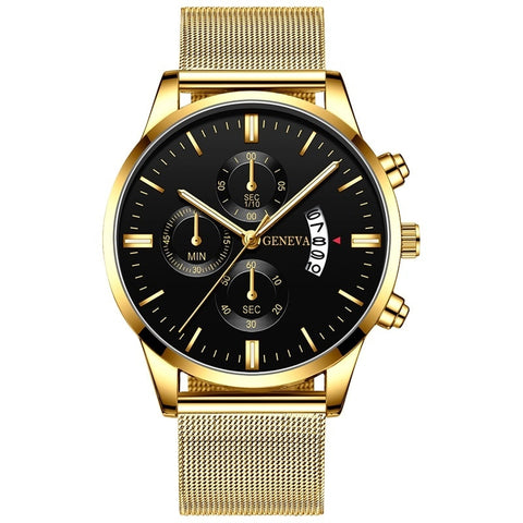 Fashion Mens Sports Watches Luxury Men Stainless Steel Quartz