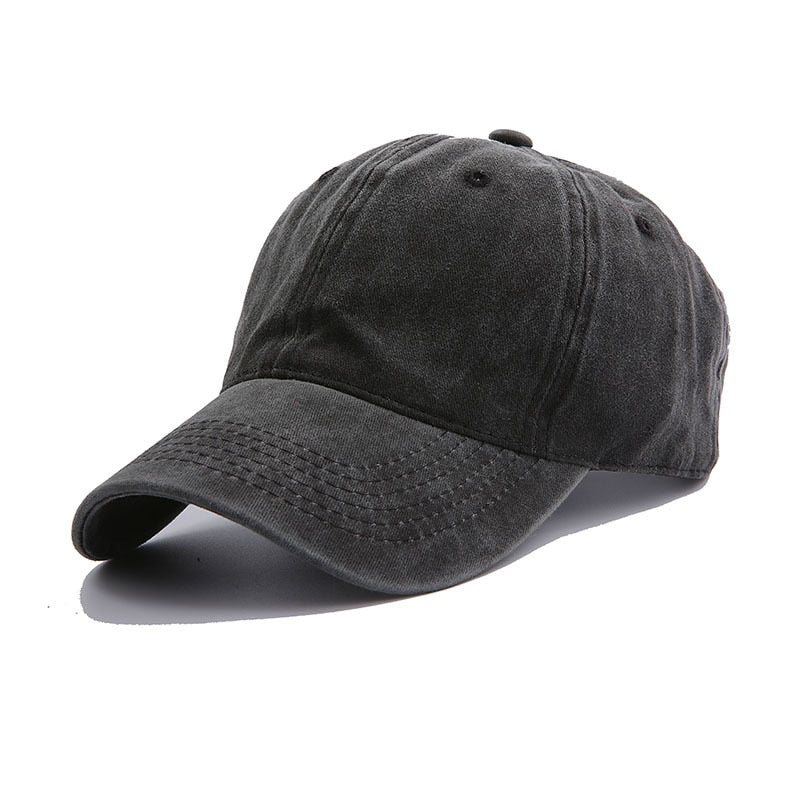 Solid Spring Summer Cap Ponytail Baseball Cap Fashion Hats