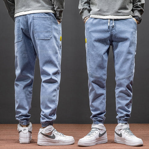 Baggy Men Cargo Jeans Fashion Harlan Cotton Streetwear