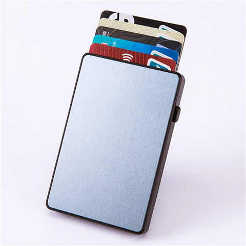 Anti-theft Aluminum Single Box Smart Wallet Slim RFID Fashion