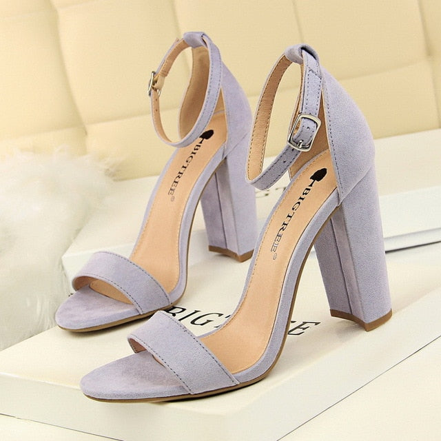 High Heels New Women Pumps Comfort Women Shoes Block Heels Ladies