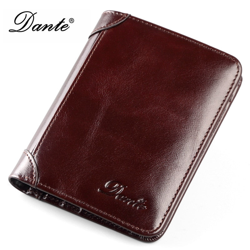 Wallet RFID Anti-theft Brush Head Layer Cowhide Retro Casual