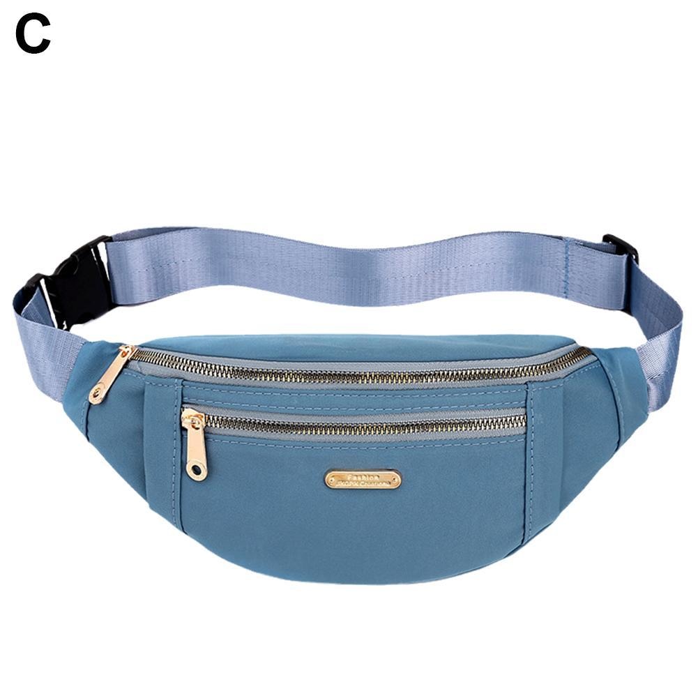 Waist Bags For Women Canvas Leisure Color Waist Bag Shoulder