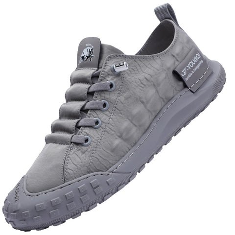 Men Shoes fashion Canvas Loafers Breathable lace up comfortable