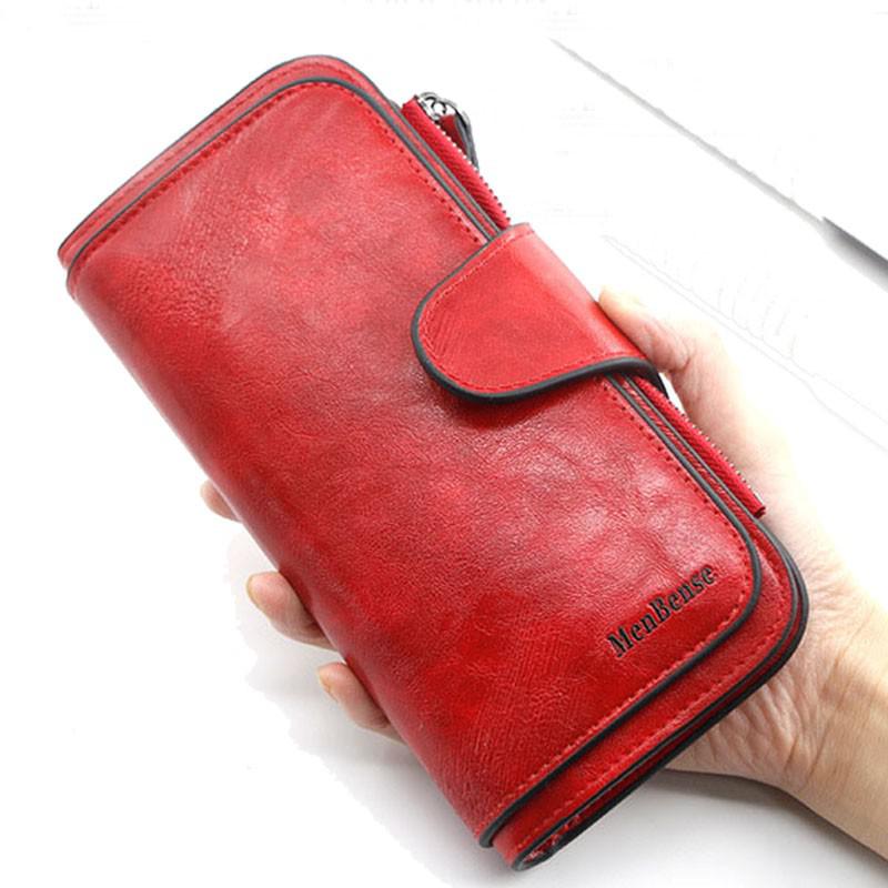 Women wallet made of leather Wallets Three fold VINTAGE